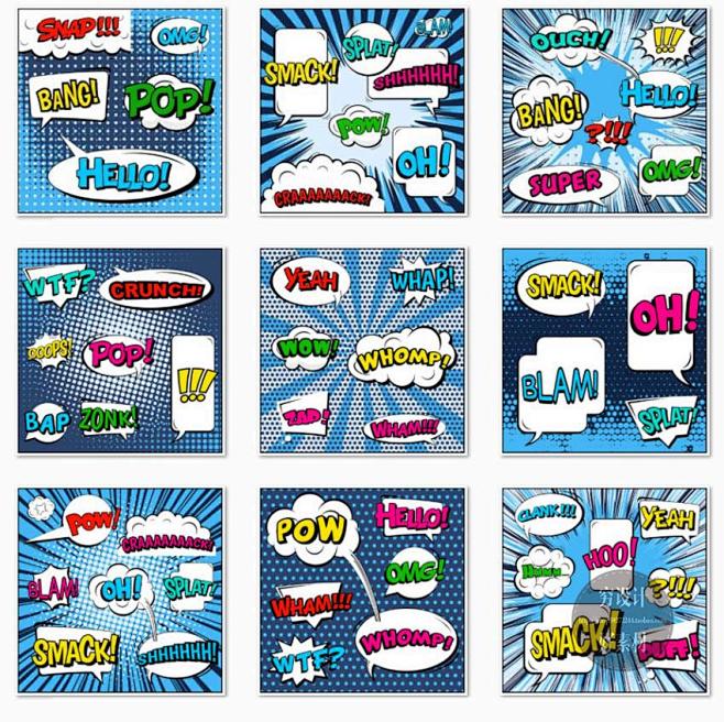 风格卡片版式模板 矢量设计素材 G1267