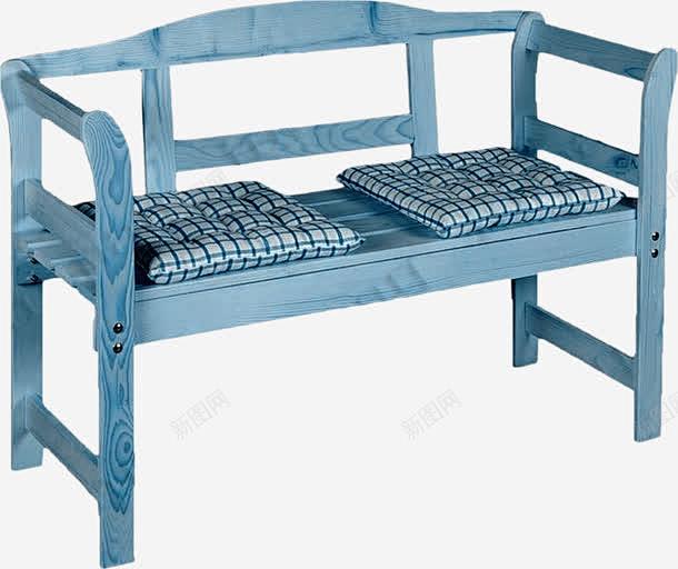 双人木凳子创意素材