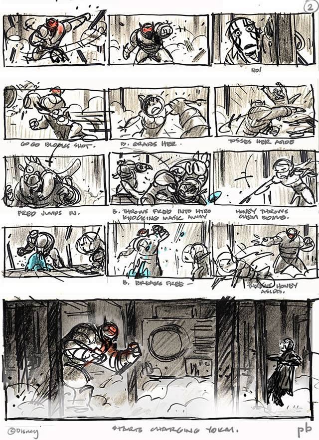 超能陆战队分镜稿原来童年大白是这样子微信号diyidy导演发声交流平台