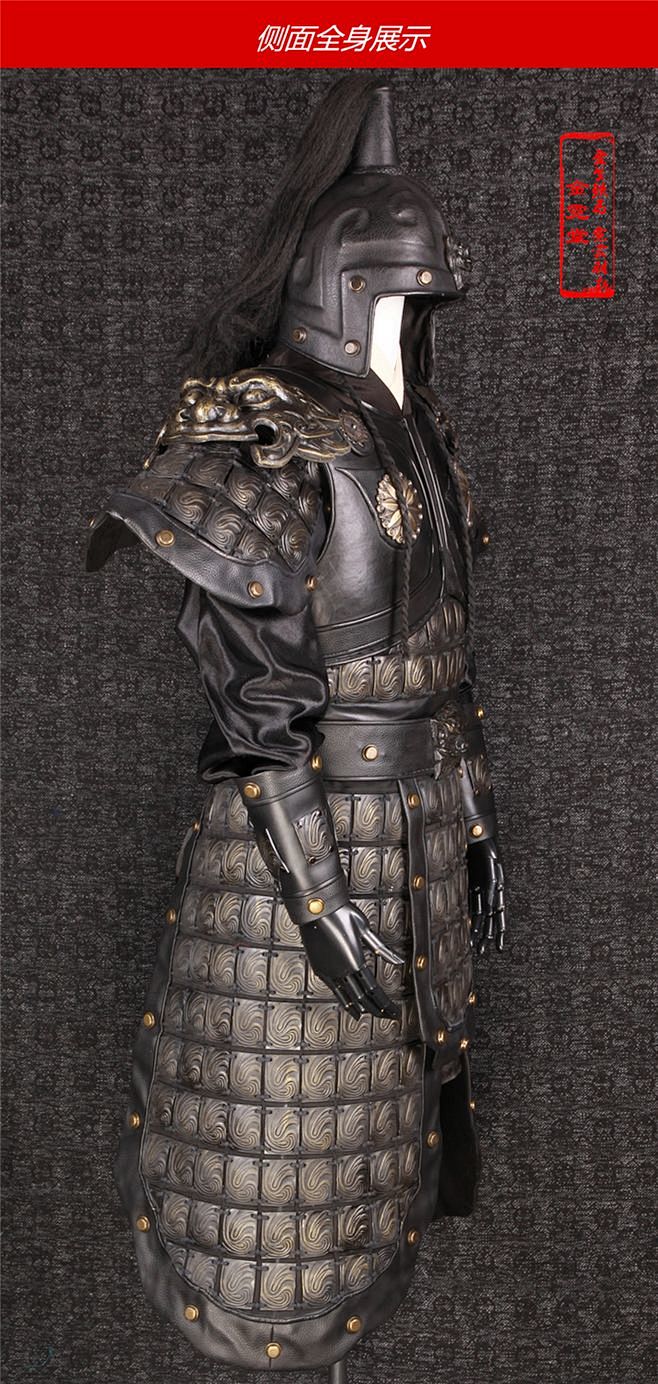 金霓古代张飞三国将军盔甲武士战袍铠甲元帅古装摄影戏剧服饰服装淘宝