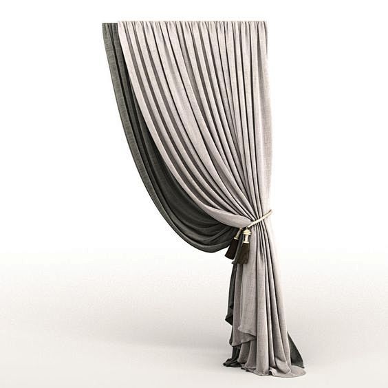curtain343dmodelmaxobjfbx1