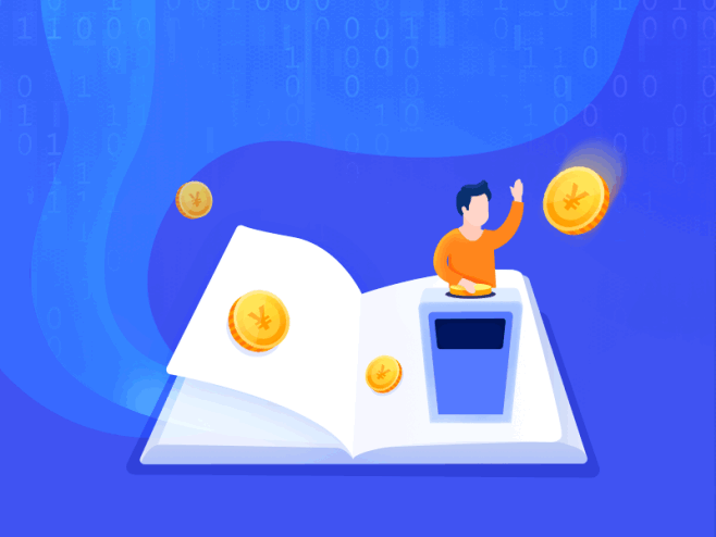 人物插图金融插图