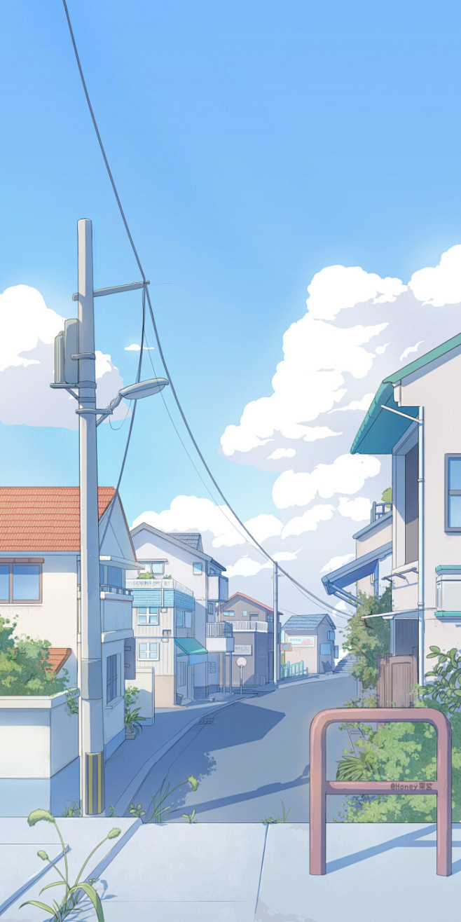 插画手机壁纸74画师honey果酱超好看的日漫风