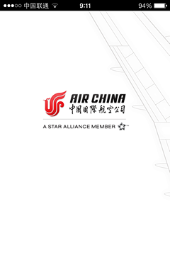 中国国际航空公司APP启动页UI设计 | Tuyiyi.co