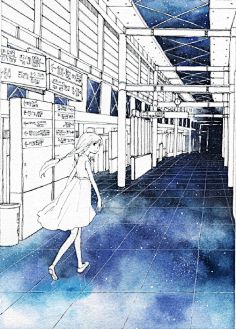 て双生糖衣°采集到插画/手绘