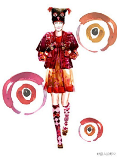 清CHEN的微笑采集到各种服装配饰插画手绘