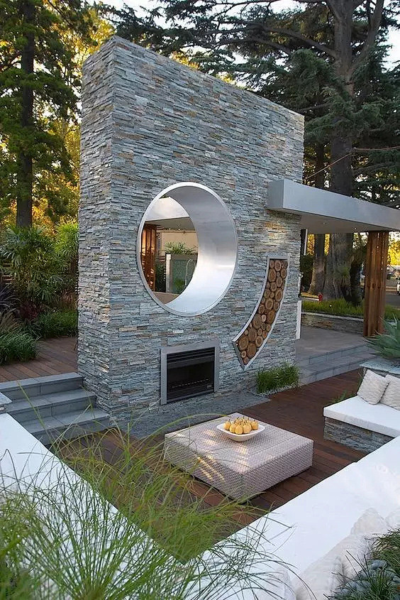 庭院里那些景墙