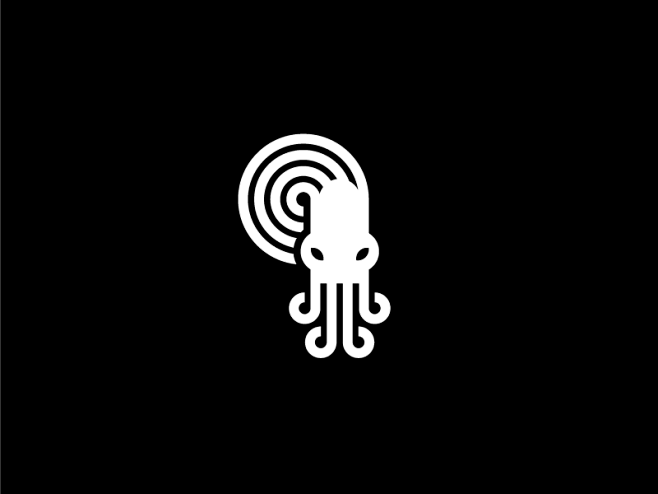 章鱼系列logo欣赏第6张
