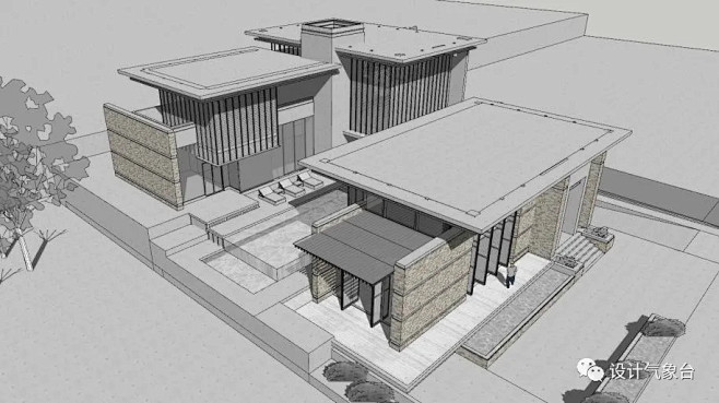 合院建筑su模型合集