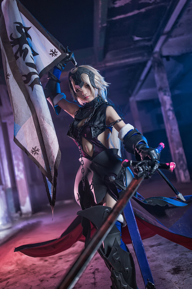 fategrandorder貞德alter聖誕lilycosplay半次元第一中文cos繪畫小說