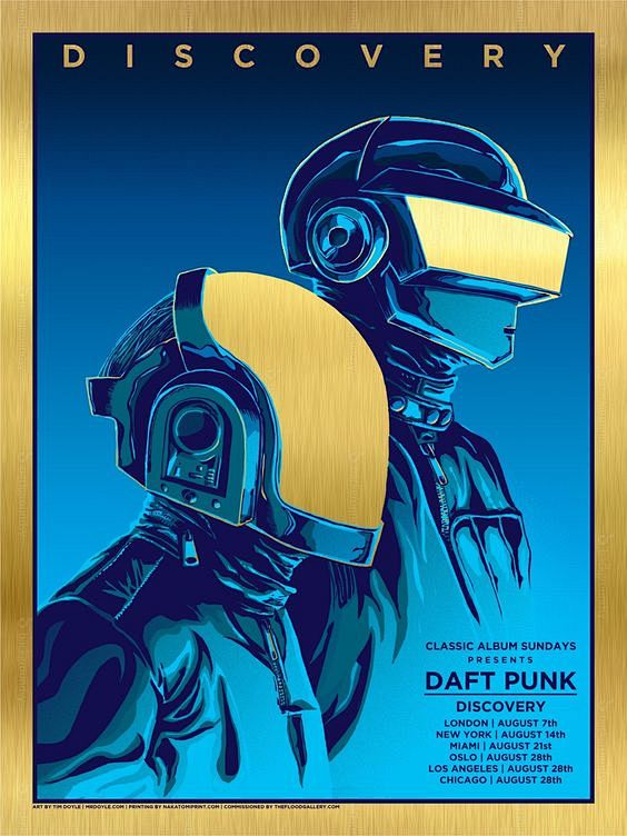 daft punk poster by .