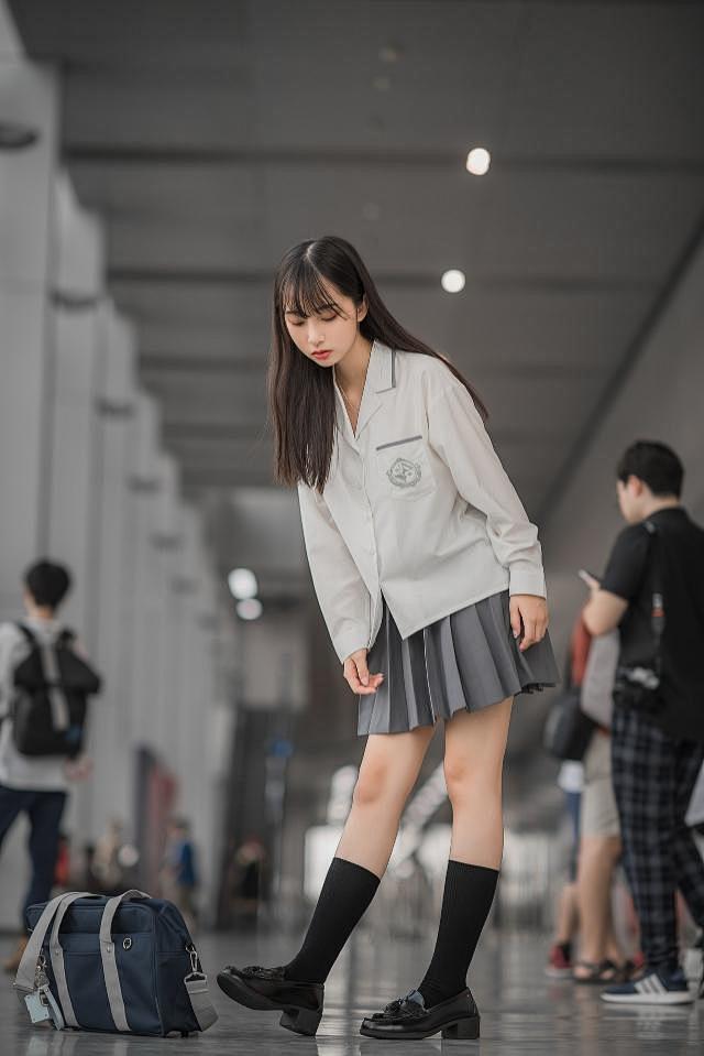 jk制服美少女