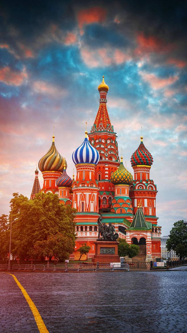 俄罗斯洋葱头建筑图片