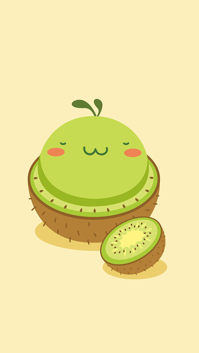17:06:04油爆叽丁猕猴桃壁纸卡通食物黄怡宝92该采集也在以下画板