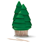 美国代购 绿色森林树木造型 创意牙签筒 牙签盒-淘宝网