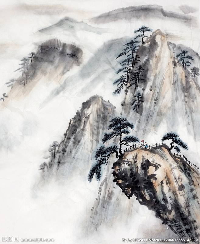 中国元素 画国画 文化艺术 绘画书法 学国画 国画 中国画 山水风景