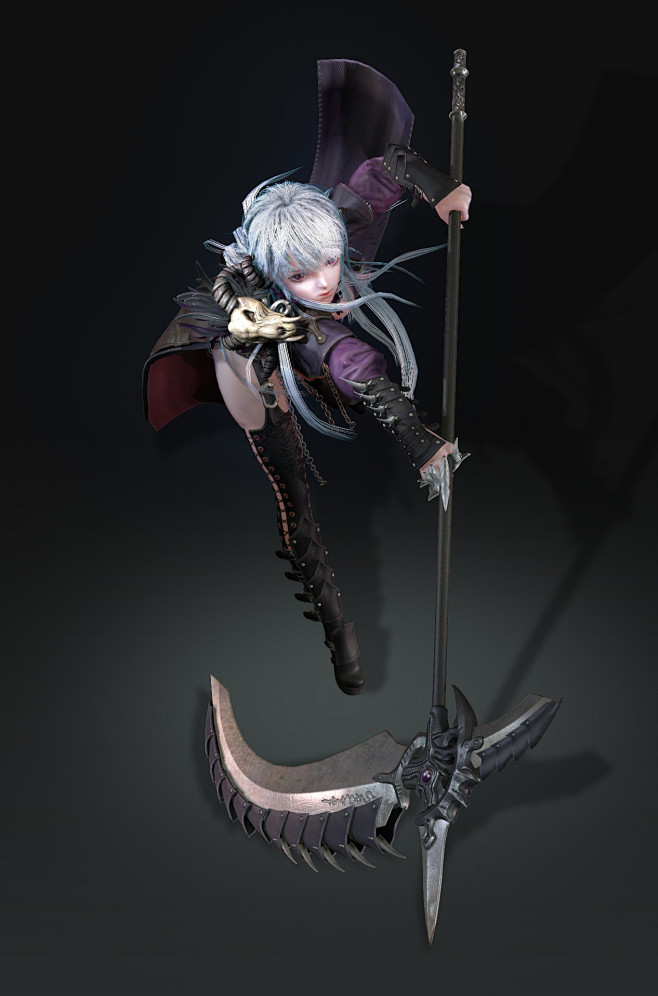 scythegirlsunggyunyangscythegirlbysunggyunyangonartstation