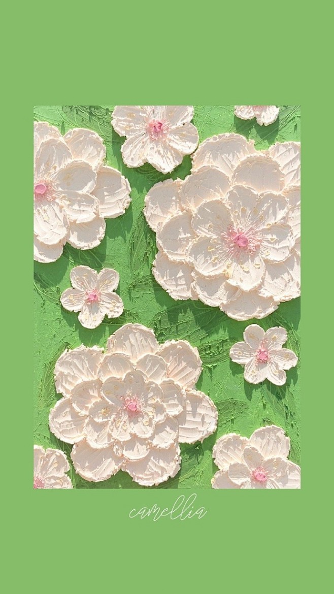 清新油画棒壁纸