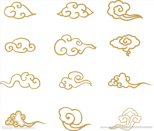 中国传统文化祥云元素