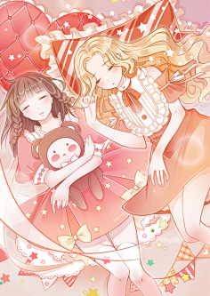 漫画 花瓣网 陪你做生活的设计师 闺蜜 姐妹 双人 昔羽小屋