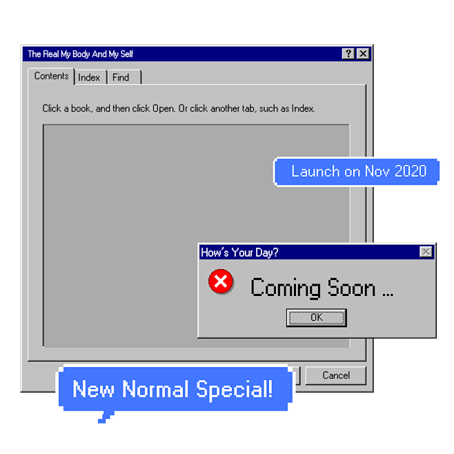 像素波普复古风windows电脑系统弹窗对话框免抠元素psd分层