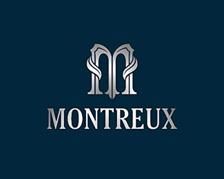 montreux豪宅房地产标志设计