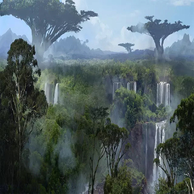 典藏阿凡达电影场景概念设定欣赏