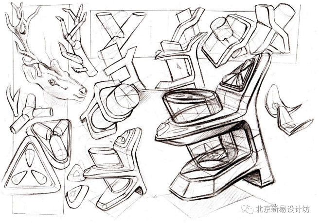 手绘-仿生-花瓣网|陪你做生活的设计师 | 工业设计动物仿生设计手绘