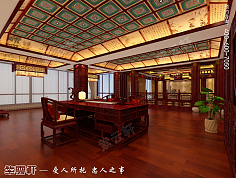 紫云轩中式装修设计采集到千米豪宅中式装修效果图