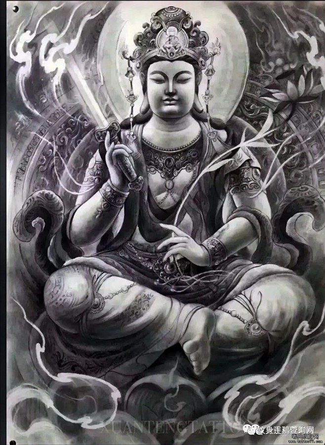 2020年快手抖音上热门满背纹身手稿纹身手稿大全武汉纹身店老兵刺青