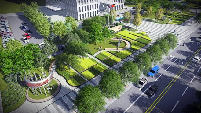 市政-花瓣网|陪你做生活的设计师 | 石合景观规划设计有限公司,广场