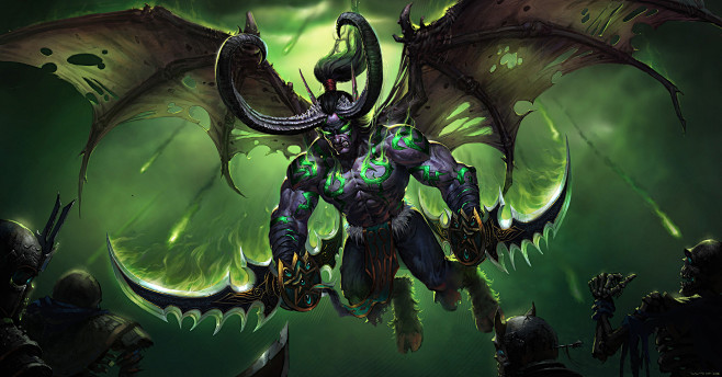 伊利丹怒风恶魔猎手魔兽世界