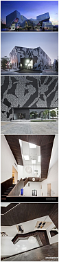 筑龙网建筑师圈：上海设计公馆，上海事务所如恩制作设计。一个盒子形状的木质楼梯扭曲穿过于整个建筑之中，设计师将一个既有的建筑改造，以创造这个店铺，这里容纳一系列的展厅，其中有一个是为他们的自己的品牌“设计共和”准备的。http://t.cn/zWpxyVn