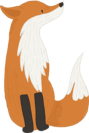 狐狸冬日圣诞活动png免扣素材