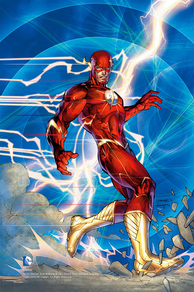 正版汉化《闪电侠》漫画书内页欣赏_看图_美