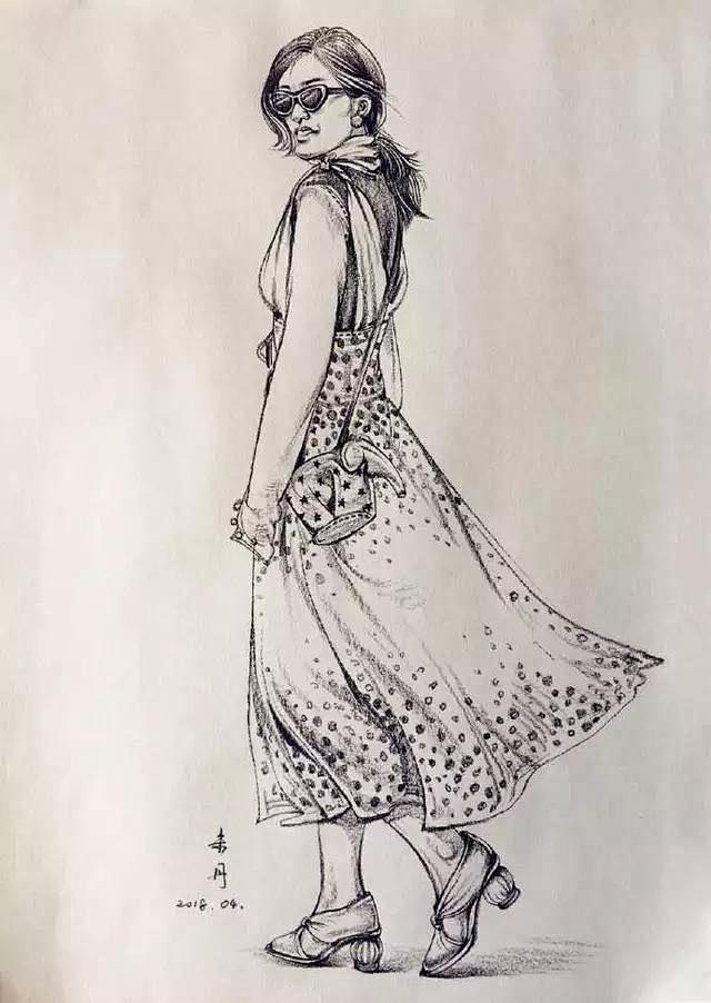 朱丹人物速写欣赏