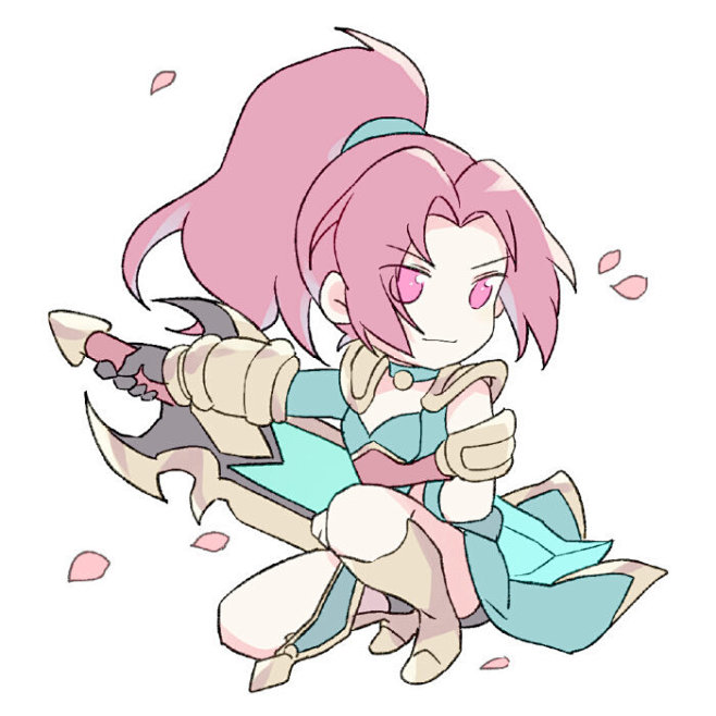 王者荣耀花木兰剑舞者q版