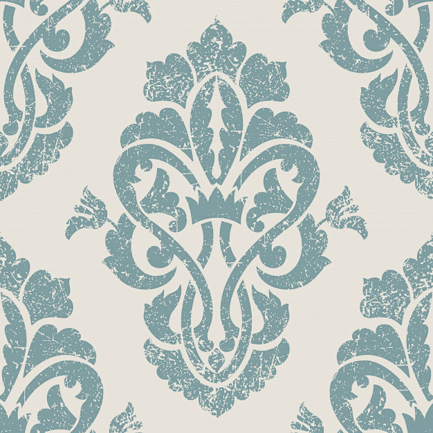 巴洛克风格复古绸缎布纹无缝平铺花纹底纹