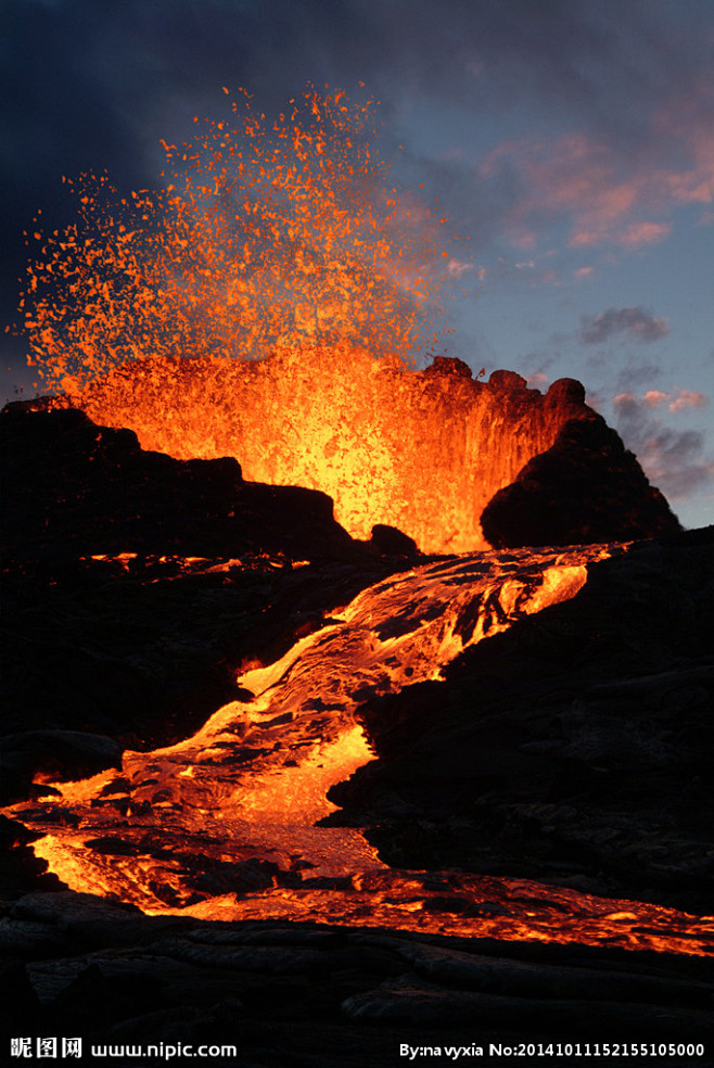 火山爆发