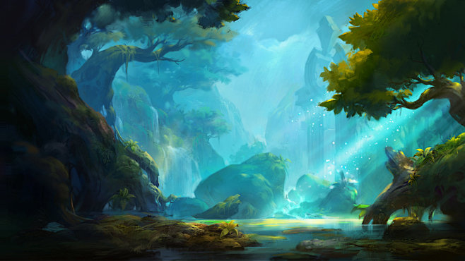 游戏背景武侠背景仙侠背景国风背景武林传奇背景竹林大山江湖