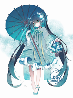 风吹萤火—梦曮采集到初音未来&镜音双子