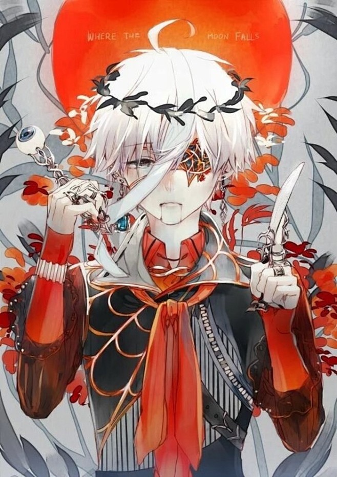 p站二次元动漫黑化病态病娇重口猎奇诡异壁纸