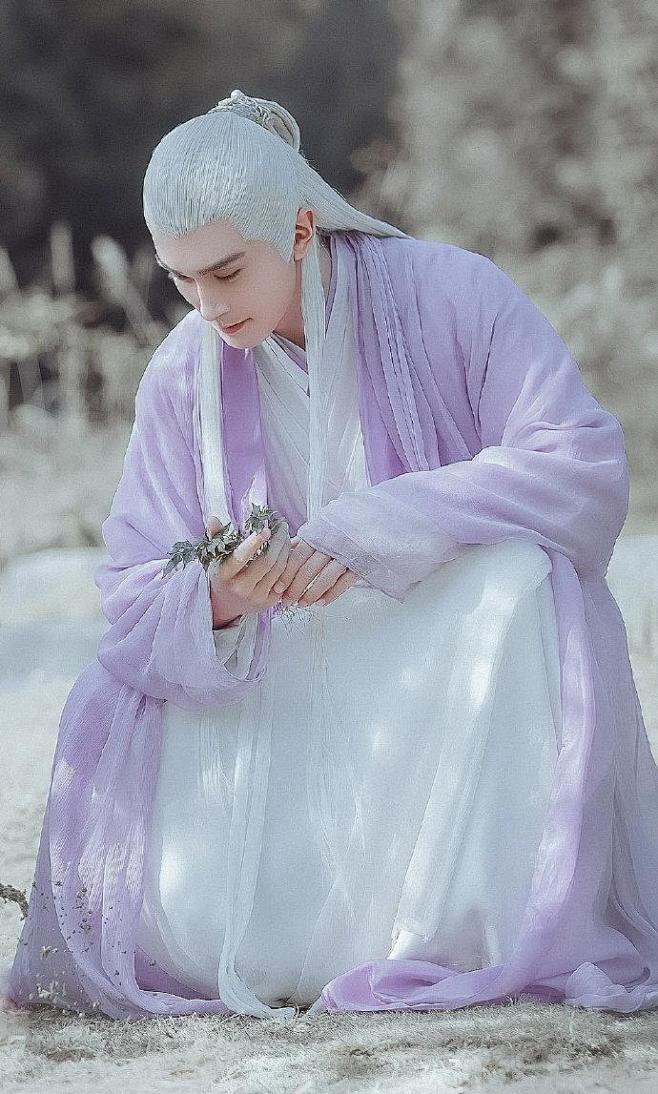 紫衣白发东华帝君