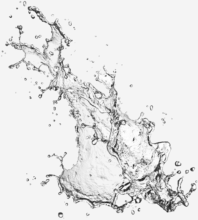 高清白色水渍效果png