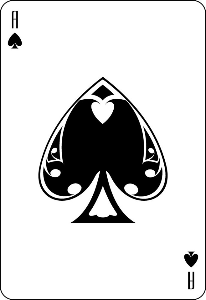 黑桃a纸牌图案