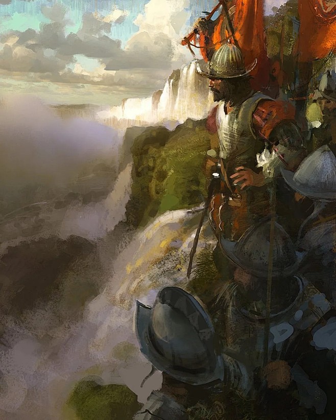 craigmullins克雷格穆林斯绘画风格多样尤其擅长使用简单的块面和色彩