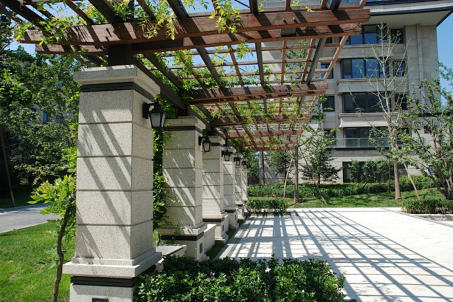 构筑物——廊架-花瓣网|陪你做生活的设计师 | 法式-重庆融创欧麓花园