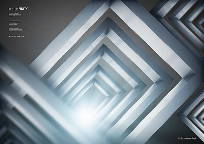 灰色光源背景立体长方框规则排列简约3d素材简单空间设计psd合成设计