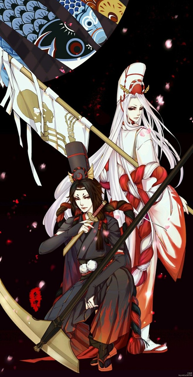 阴阳师€鬼使白鬼使黑