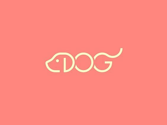 dog logo study